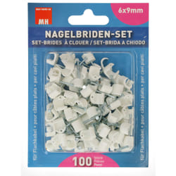 Max Hauri AG 139710 range-câbles et serre-câbles Blanc 100 pièce(s)