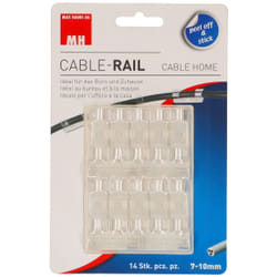 Max Hauri AG Cable Home 164657 range-câbles Universel Pince de câble Transparent 14 pièce(s)