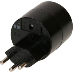 Max Hauri AG 167090 adaptateur prise d'alimentation T12 Type C (Europlug) Noir