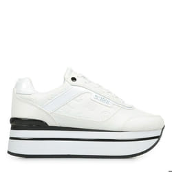 Baskets cuir femme Guess Hansin/Active