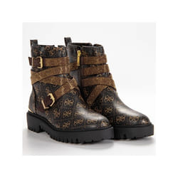 Boots Guess Femme Ornina Marron cuir
