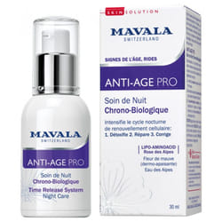 Mavala SkinSolution Anti-Age Pro Soin de Nuit Chrono-Biologique 30 ml