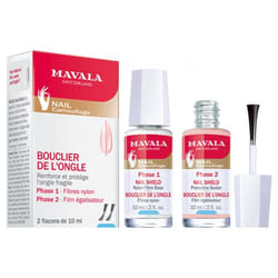 Mavala Bouclier de L'Ongle Renforce et Protège L'Ongle Fragile 2 x 10 ml