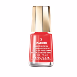 Mavala Mini Color, 2 Madrid, 5ml, 5 ml, Rouge, Madrid, Coloration, Opaque, Crème