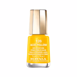Mavala Mini Color, 128 Acid Yellow, 5ml, 5 ml, Jaune, Acid Yellow, Coloration, Opaque, Perle