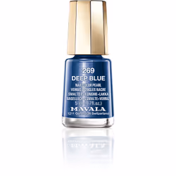 Mavala Mini Color Deep Blue 269 5 ml, 5 ml, Bleu, Deep Blue, Coloration, Opaque, Perle