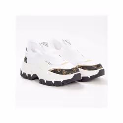 Guess Baskets Femme Ecoleather Blanc Fl8bydsmf12 whibr