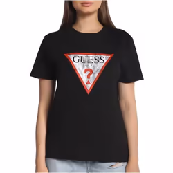 TShirt 100% coton logo délavé - Guess jeans