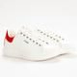 Basket - Guess - Homme - Classic logo - Blanc - cuir