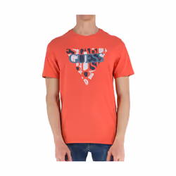 T-shirt Rose Homme Guess Organic