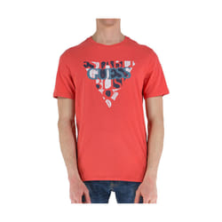 T-shirt Rose Homme Guess Organic