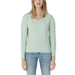 Pull col v coton femme Guess Carole