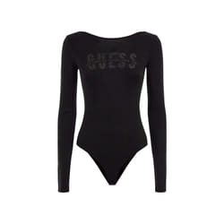 Body slim fit à logo pailleté  -  Guess jeans - Femme
