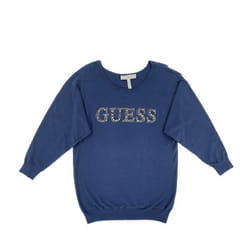 GUESS - Pull à perles - marine - XL - Bleu - Pulls &amp Gilets &amp Sweats Femme