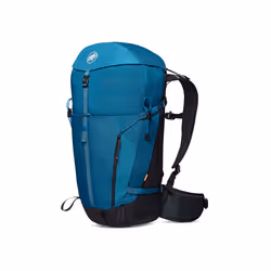 Mammut Lithium 30, Haut, Dos rembourré, Randonnée, Alpinisme, Noir, Bleu, Unisexe, Mousse d'éthylène-Acétate de vinyle (EVA), ...