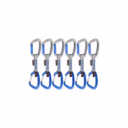 Mammut Crag Keylock, Verrou, Mousqueton à verrou, En forme de D, Aluminium, Bleu, Acier inoxydable, 8 kN