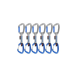 Mammut Crag Keylock Mousqueton à verrou En forme de D Aluminium Bleu, Acier inoxydable 6 pièce(s)