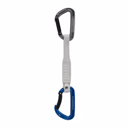 Mammut 2040-02721-33275-75, Verrou, Mousqueton à verrou, En forme de D, Aluminium, Bleu, Acier inoxydable, 10 kN