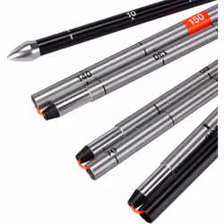 Mammut Probe 240 short baton 2 pièce(s) 2,4 m Noir, Argent Aluminium - Vue supplémentaire 3