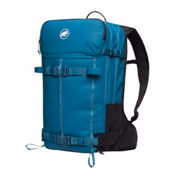 Mammut Nirvana 28, Devant, Ski de loisir, Bleu, Adulte, Mâle, Poche frontale, Poche latérale