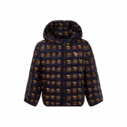 Doudoune à capuche zippé enfant Guess