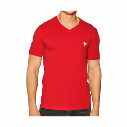 Tee shirt logo en coton bio   -  Guess jeans - Homme
