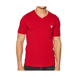 Tee shirt logo en coton bio   -  Guess jeans - Homme