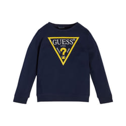 Sweat logo triangle 100% coton  -  Guess jeans - Enfant