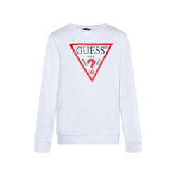Sweat logo triangle 100% coton  -  Guess jeans - Enfant