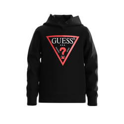 Sweatshirt à capuche molleton enfant Guess Core