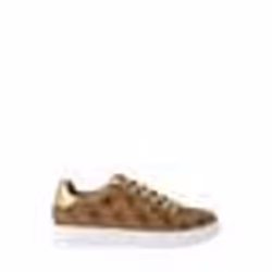 Basket Guess Femme Beckie all-over Beige Synthétique