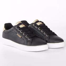 Basket Guess Femme Beckie debossed 4g logo sneaker Noir Synthétique
