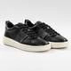 Basket Guess Homme Verona genuine Noir cuir