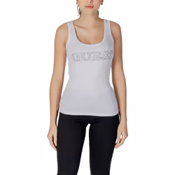 Top logo strassé coton   -  Guess jeans