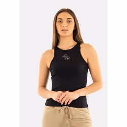 Débardeur avec logo strassé  -  Guess jeans