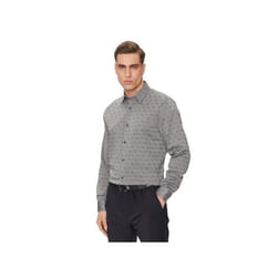 Chemise Guess Homme G all over Gris Coton