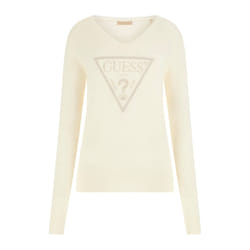 Pull logo triangle femme Guess Miriam