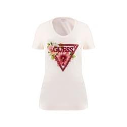 TShirt MC coton logo strass  -  Guess jeans