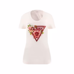 TShirt MC coton logo strass  -  Guess jeans
