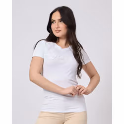 TShirt MC coton logo strass - Guess jeans