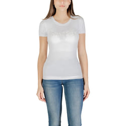 TShirt MC coton logo strass  -  Guess jeans