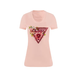 TShirt MC coton logo strass  -  Guess jeans