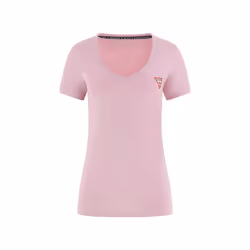T-shirt col V mini triangle femme Guess