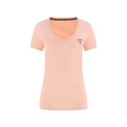 T-shirt col V mini triangle femme Guess