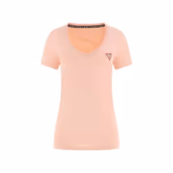 T-shirt col V mini triangle femme Guess