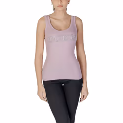 Top logo strassé coton   -  Guess jeans