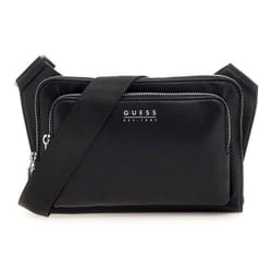 GUESS Sac banane noir pour homme - Milano Flat Bumbag 300461