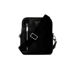 GUESS Sac à épaule bandoulière noir pour homme - Torino Double Zip XBody With Vertikal Zip 300566