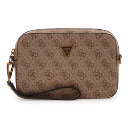 GUESS Sac à épaule bandoulière brun clair marron pour femme - Milano Camera Bag S Beige / Brown 309998