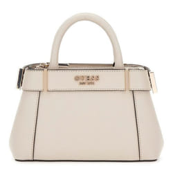 GUESS Sac à épaule bandoulière taupe pour femme - Anadela Mini Satchel Bag Taupe 300681